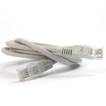 Cable de red PINBOX Cat 5e UTP 1,5 metros gris RJ45 macho-macho