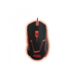 Ratón APPROX appTWISTER2 USB tipo A 2400 DPI Negro Retroiluminación Roja