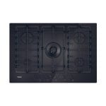 Piastra a gas Haier Series 2 HAVG75TBPB 5 fuochi 75 cm integrata nera