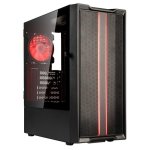 Caixa PC Kolink Inspire K12 ARGB Midi Tower Preta Transparente