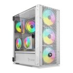 Caixa PC Savio Raptor X1 ARGB Vidro Temperado Branco Midi Tower