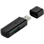 Lettore di schede Vivanco IT-USBCR USB 2.0 Nero