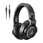 Auriculares Maono MH700 com cabo 3,5 mm e 6,35 mm para estúdio, pretos