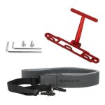 Soporte con correa Sunnylife para mando DJI RC / RC 2 (rojo)
