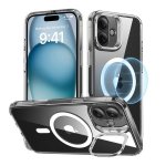 Funda para móvil ESR Classic Hybrid HaloLock Transparente com suporte para iPhone 16 Plus