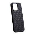 Funda para móvil Joyroom JR-BP005 TPU trenzada negra resistente para iPhone 15 Pro