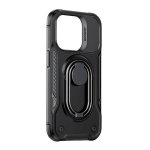 Funda para móvil Joyroom JR-14S3 rígida con soporte PC TPU negra para iPhone 14 Plus