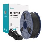 Filamento TPU Sunlu SUNLU TPU 95A Filament Black 1,75 mm Flexible Resistente