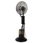 Ventoinha de Pé com Nebulizador HTW VP-75FP 75W 40cm 3 Velocidades Comando Temporizador