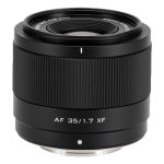Objectif VILTROX AF 35mm F1.7 Air Monture Fujifilm XF Autofocus Noir