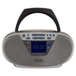 Radio CD Aiwa BBTU-500DAB 6W RMS Bluetooth 5.0+EDR CD USB MP3 DAB+/FM Plata