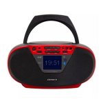 Boombox portátil Apple Radio DAB+/FM Bluetooth 5.0 USB 6W RMS Rojo