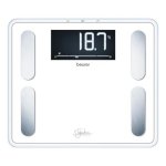 Báscula de Bioimpedancia Beurer Báscula Diagnóstica Hasta 200 kg 10 Parámetros Apagado Automático Pantalla LCD