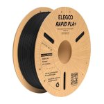 Filamento PLA+ ELEGOO Rapid Preto 1,75 mm Alta Velocidade e Resistência
