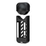 Capa e tampa de lente Sunnylife para Insta360 X4 em silicone preto