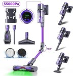 Aspiradora sin Cable Blossom DSV112A 550W 65 min Pantalla Táctil Morado