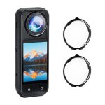 Coperchi Puluz per Insta360 X5 Vetro Temperato 9H Trasparenti