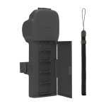 Estojo de proteção Sunnylife para Osmo Pocket 3 com correia e cordão cinzento