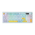 Teclado ONIKUMA G80 de membrana inalámbrico con OLED, dial y RGB