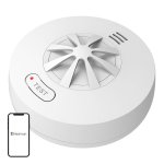 Detector de Humo y Gas Heiman HM-5HW Inalámbrico Alarma 85dB Detección Temperatura