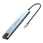 Estação de docking Blitzwolf BW-TH5 10-em-1 USB-C Prateada
