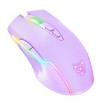 Mouse ONIKUMA CW905 USB RGB 6400 DPI 7 Pulsanti Viola Gaming