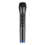 Microphone Puluz PU628B sans fil UHF cardioïde avec récepteur 3,5 mm