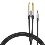 Cabo de Áudio Vention BARHL 10 m Mini Jack 3.5mm a 2x Jack 6.35mm