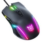 Ratón ONIKUMA CW905 Gaming USB 6400 DPI 7 Botones RGB Negro