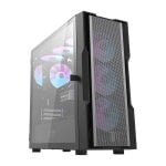 Caja PC Darkflash DK431 Mesh Negra + 4 Ventiladores ARGB