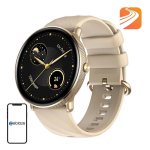Zeblaze GTR 3 Pro Bluetooth 1,43'' Ouro Bracelete Silicone M IP68 SpO2 Cardiofrequencímetro