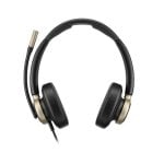 Auricolari Poly Mission 820 con cavo USB-C, cancellazione attiva del rumore, ufficio, nero