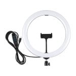 Anillo de luz PULUZ con soporte para móvil 160 LEDs ajustables USB-C