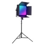 Kit Lampada LED RGB Neewer 660 PRO 50W 2500-8500K + Treppiedi + Barn Doors