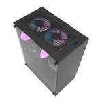 Boîtier PC Darkflash DK100 Noir Tour Moyenne ATX/M-ATX/ITX
