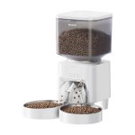 Dispensador de comida para mascotas Rojeco 4.5L WiFi Doble