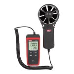 Anemómetro UNI-T UT363S com sensor separado e ecrã LCD retroiluminado