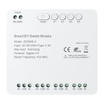 Interrupteur Intelligent Avatto ZWSMD-4 ZigBee 3.0 Contrôle à distance et automatisation