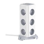 Multiprise BlitzWolf BW-EC3 12 prises USB-A USB-C avec protection et interrupteur