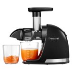 Estrattore a lenta velocità AMZCHEF 1501-BK-SM nero