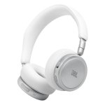 Casque JBL Live 680NC sans fil Bluetooth avec réduction de bruit, micro et blanc