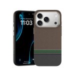 Benks Funda Para Iphone 17 Pro Max – Carcasa Con Magsafe De Fibra Kevlar Prestige Pro Dorada, Ultrafina Con Botón De Cámara Y Ajuste Preciso
