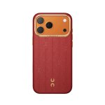 Udemos Compatible Con Iphone 17 Pro Funda Magnética Wind, Roja