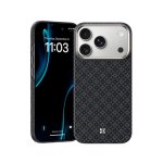 Benks Funda Para Iphone 17 Pro Max – Carcasa Con Magsafe De Fibra Kevlar 1000d Armorgrid Negra, Ultrafina Con Protección De Cámara Y Ajuste Preciso
