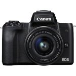 Caméra Mirrorless Canon EOS M50 24.1MP 6000x4000 15-45mm WiFi Bluetooth