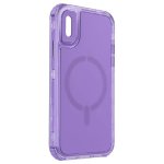 Custodia Bumper 3 in 1 Compatibile MagSafe Silicone Trasparente per iPhone XR