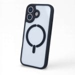 Capa Bumper MagBattery Compatível MagSafe com Protetor de Câmara para iPhone 16