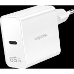 Carregador USB-C LogiLink 65W GaN Power Delivery 3.0 Quick Charge 3.0