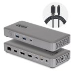 Base pour Portables StarTech.com 208UE-USB4-DOCK USB4 10 Gbit/s 8K Ultra HD