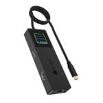 Base pour portables Icy Box Spade Dock 4038 USB-C 100W HDMI 4K Ethernet